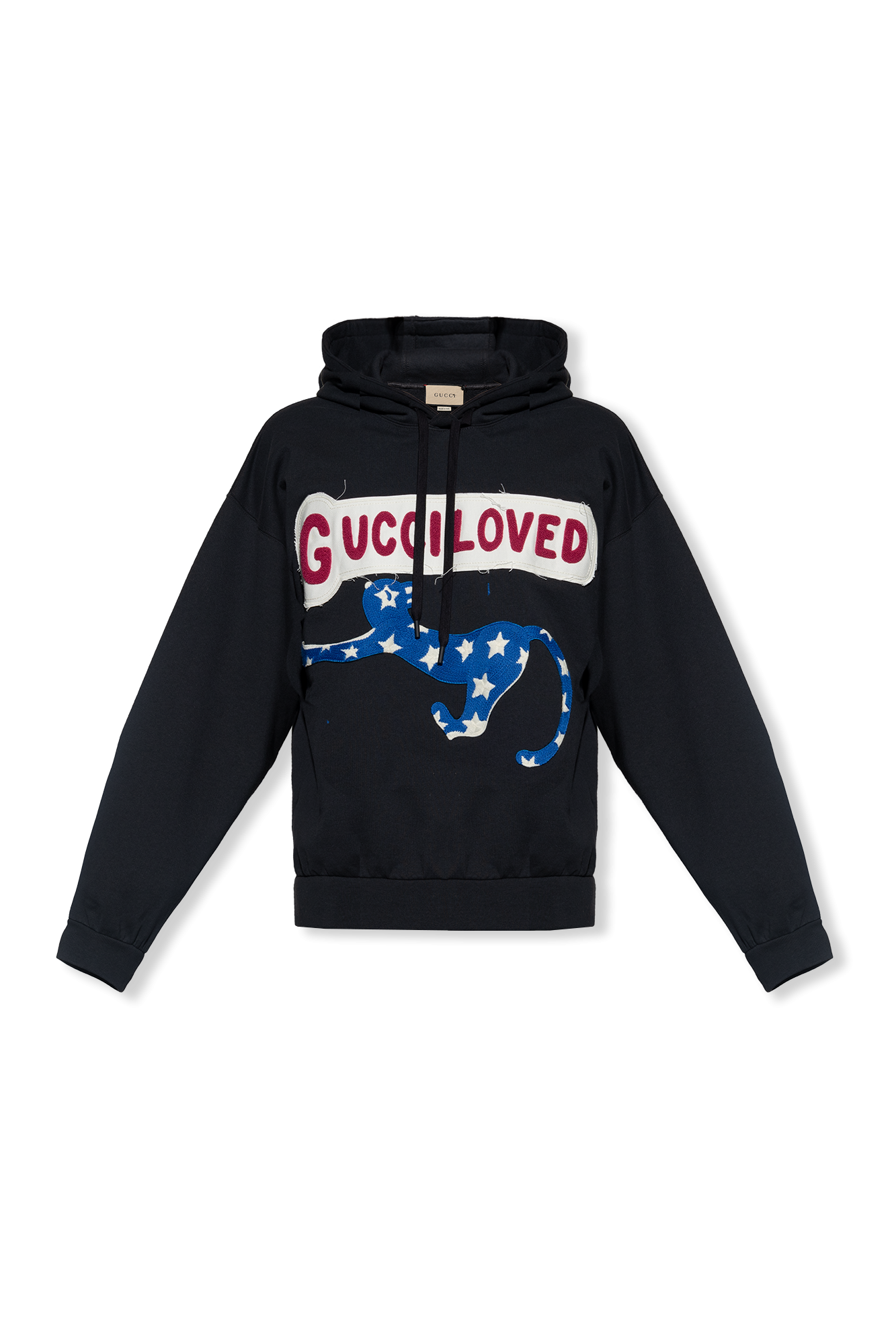 Gucci embroidered hot sale hoodie